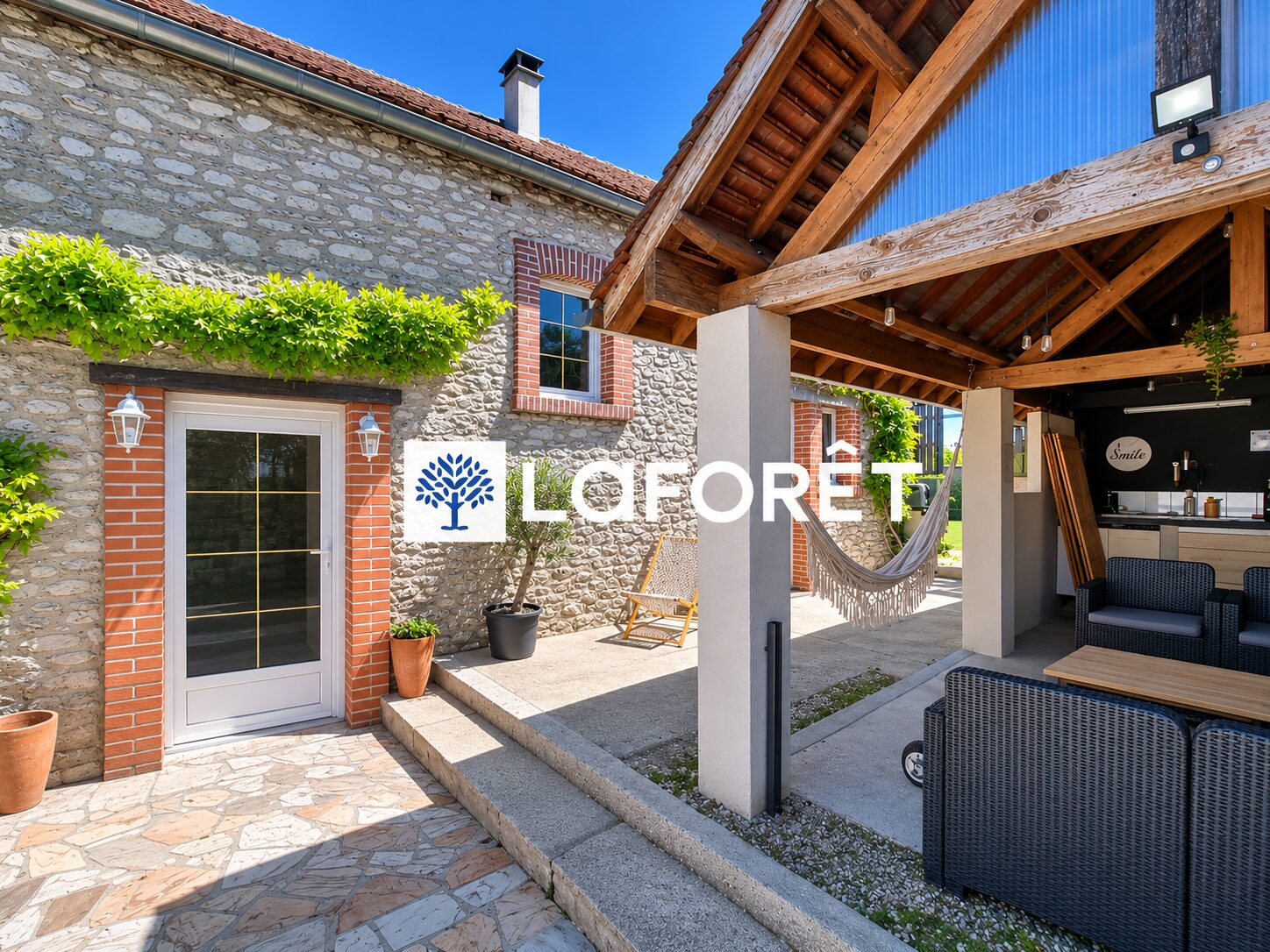 Maison en pierre à vendre à Bannost-Villegagnon (77970) — Seine-et-Marne – 178 m² – 3 ch.