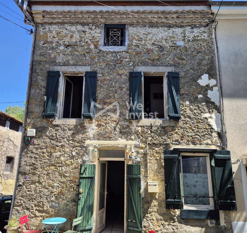 Maison en pierre à vendre à Léran (09600) — Ariège – 75 m² – 1 ch.