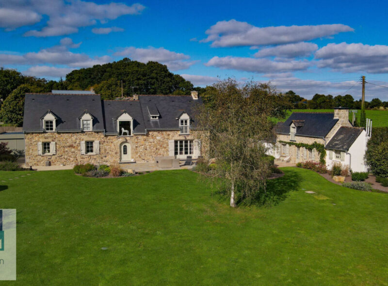 Propriété de charme entre Dinan et Lamballe – Maison, gîte et environnement privilégié
