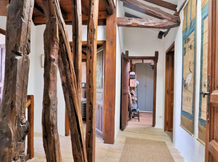 Une charmante ferme gasconne avec une vue imprenable sur les Pyrénées. – Maison ancienne à Laveraët