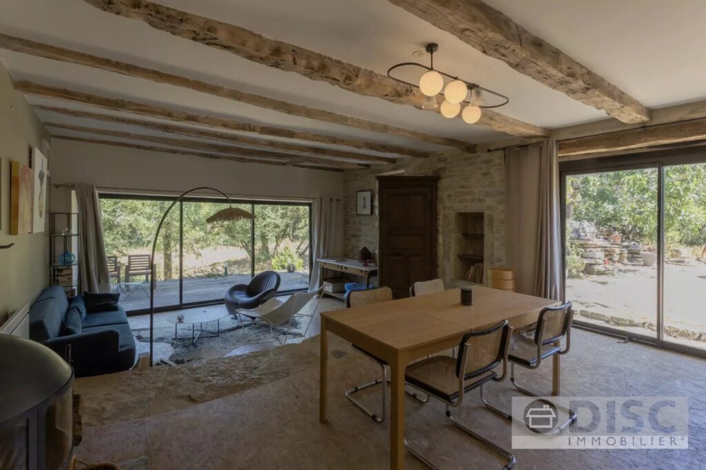 Belle maison en pierre mêlant charme et modernité avec terrain… – Maison en pierre à Caylus