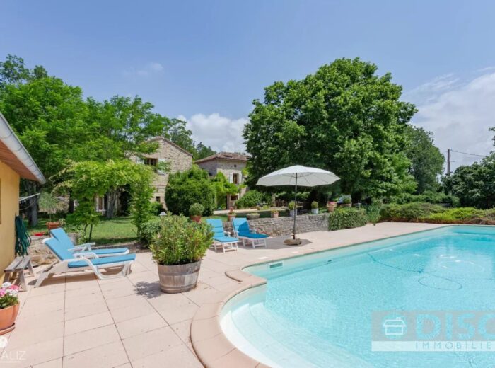 Belle maison avec dépendance, jardin et piscine – Maison ancienne à Verfeil
