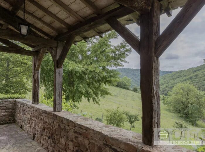 Magnifique propriété en bordure du village de Najac, offrant de… – Château à Najac
