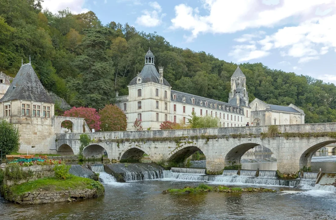 Brantôme et les rives de la Dronne.