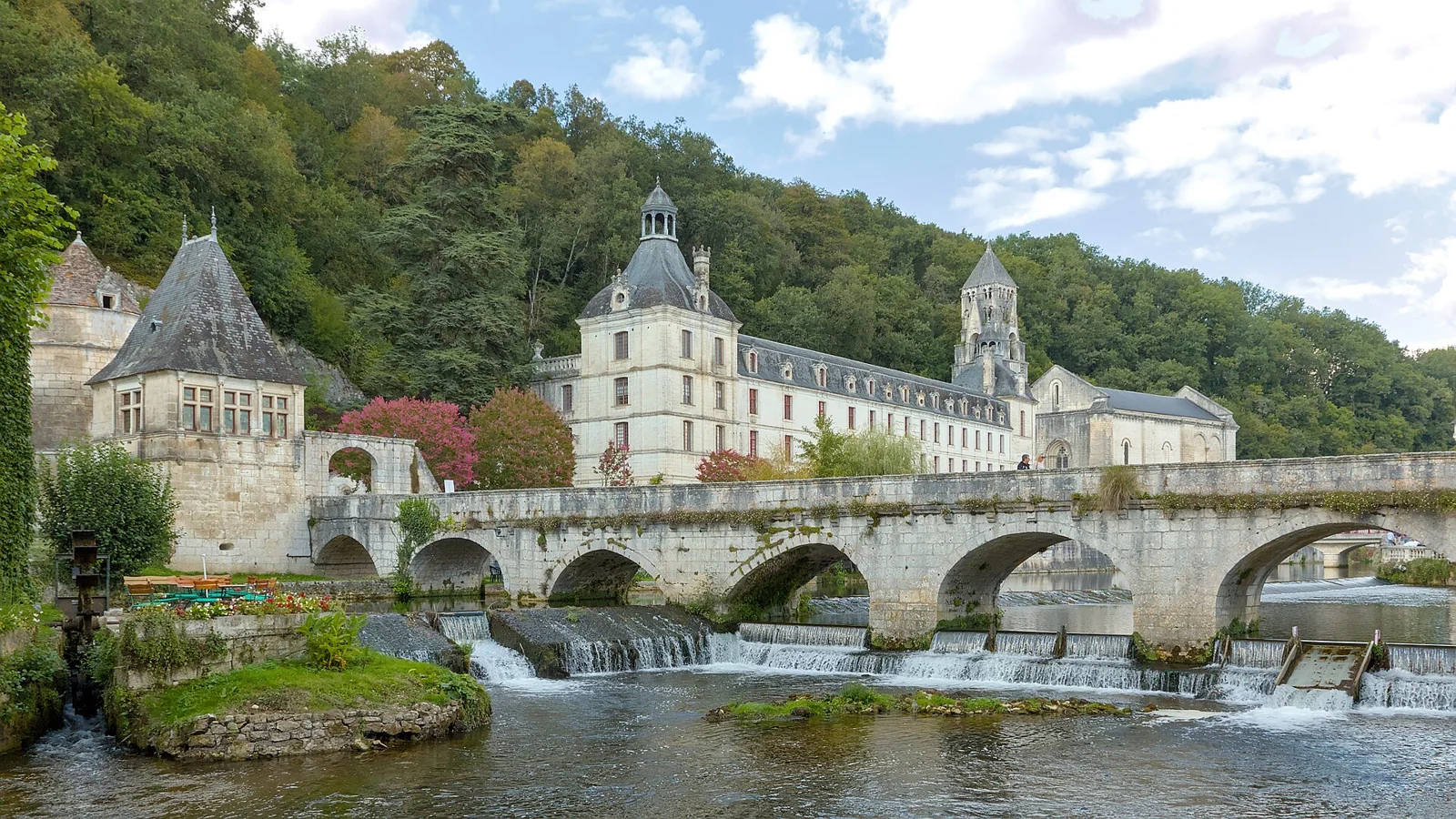 Brantôme et les rives de la Dronne.