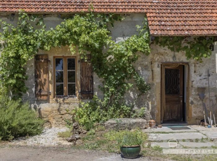 Charmant ensemble avec petite maison et dépendances. – Maison ancienne à Puylagarde